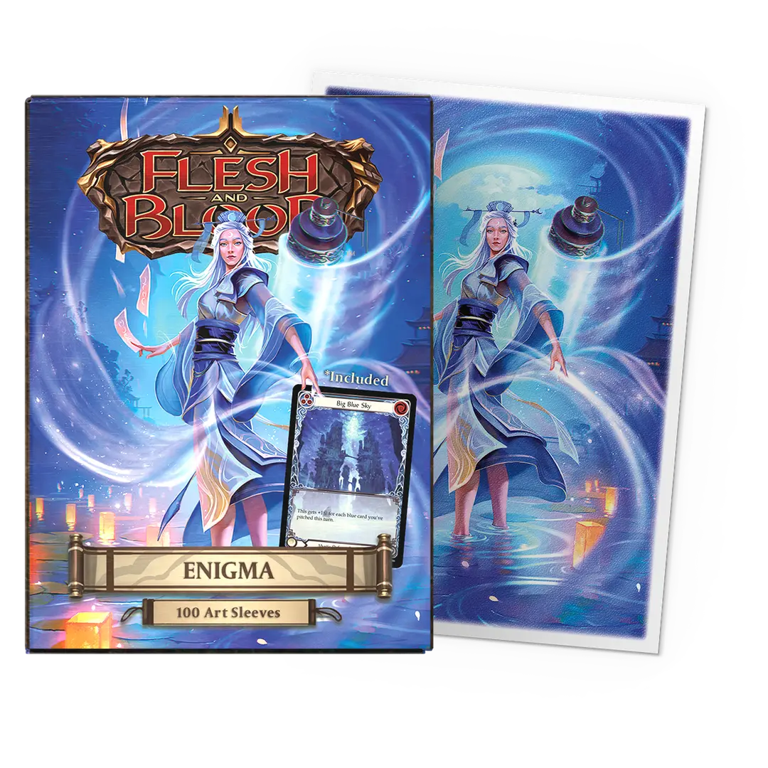 flesh and blood enigma art sleeves matte 63 x 88 pack of 100